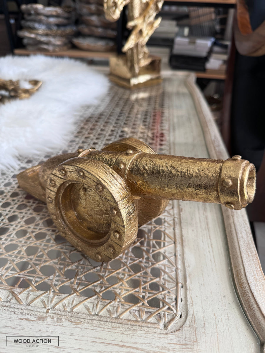Antique Gold Cannon