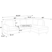 Anzia L Shape Sofa