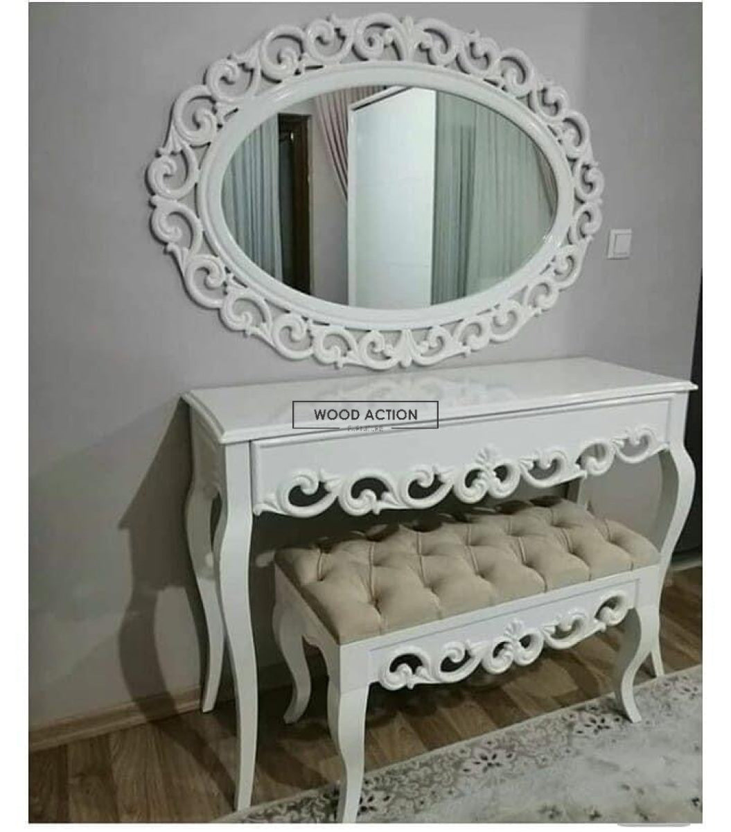 Avery Mirror Console And Seater