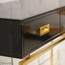 Black And Gold Console Table