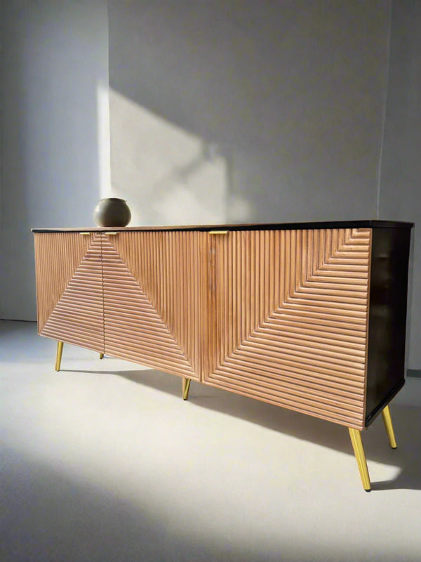 Black Graziana Lcd Console Console