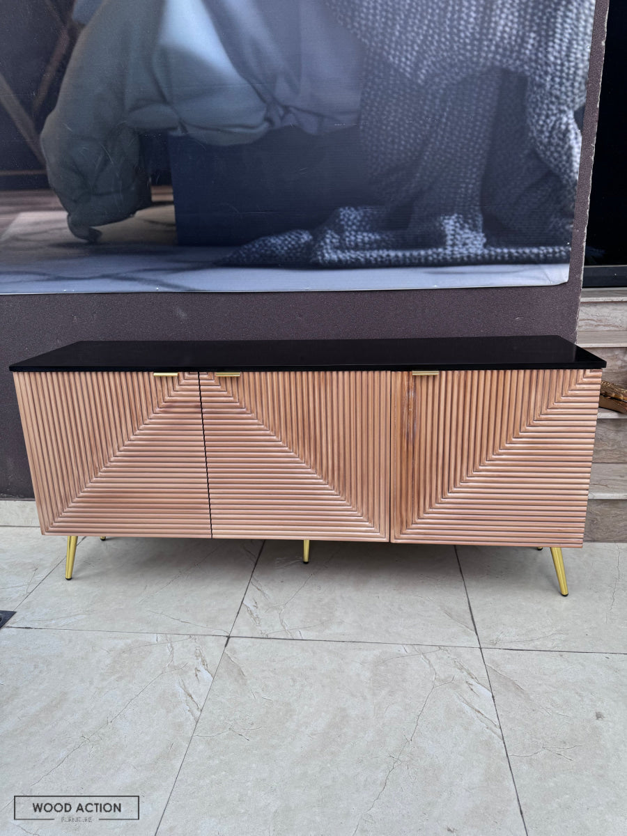 Black Graziana Lcd Console Console