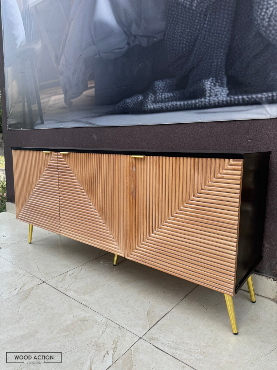 Black Graziana Lcd Console Console