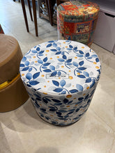 Blue Pearl Premium Round Stool