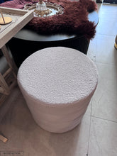 Boucle Premium Round Stool 009