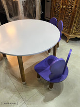 Bunny Rabbit Round Table & 2 Chairs Living Room