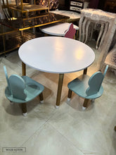 Bunny Rabbit Round Table & 2 Chairs Living Room