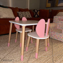 Bunny Rabbit Table & Chairs Pink Living Room