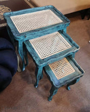 Blue Panther Nesting Table Set Of 3