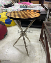 Chess Table Wooden Living Room