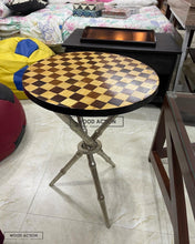 Chess Table Wooden Living Room