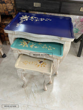 Cosime Nesting Table Set Of 3 Hand Painted