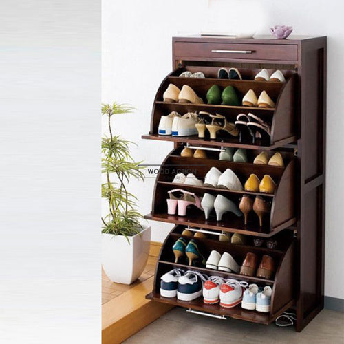 Curve Shoerack 3 Shelf