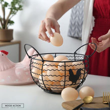 Cute Hen Fruit And Egg Storage