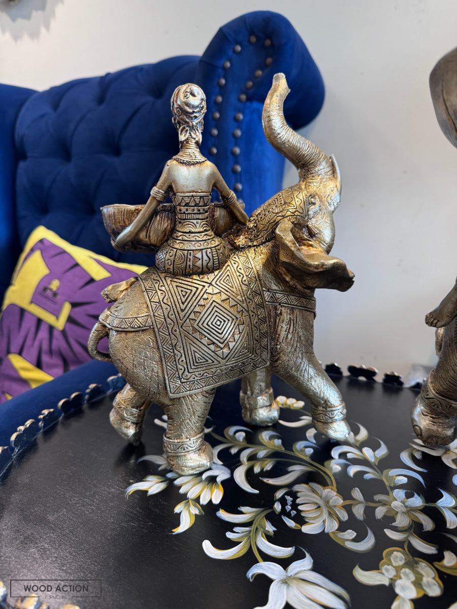 Elephant Decor Dull Gold