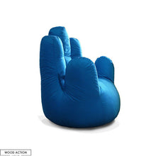 Hands Bean Bag Sofa Blue Bean Bag
