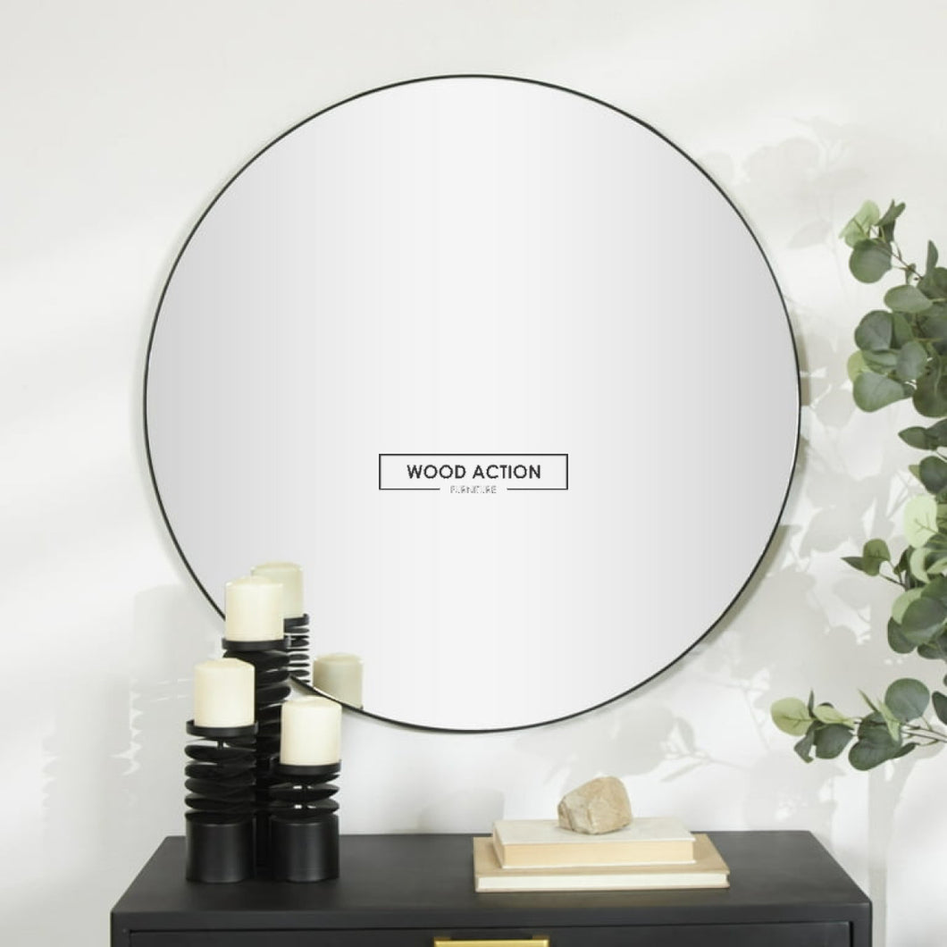 Hexel Round Mirror