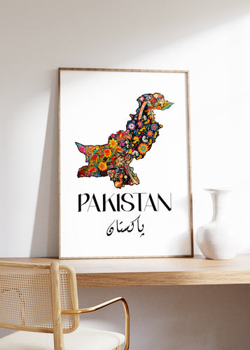 Pakistan Map Truck Art