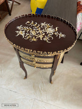 Lavinia Victorian Table Off White Living Room