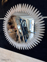 Leaf Mirror New White / Large