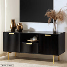 Miro Bedroom Set Black Tv Unit