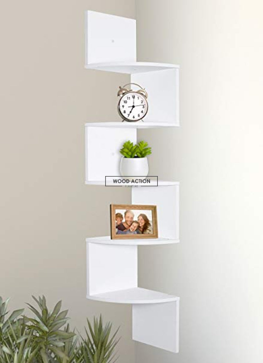 Nancy Corner Shelf White