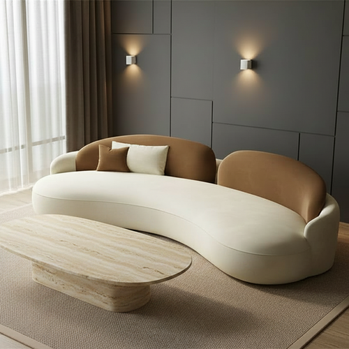 Cora curved sofa