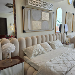 Royal puff Bed