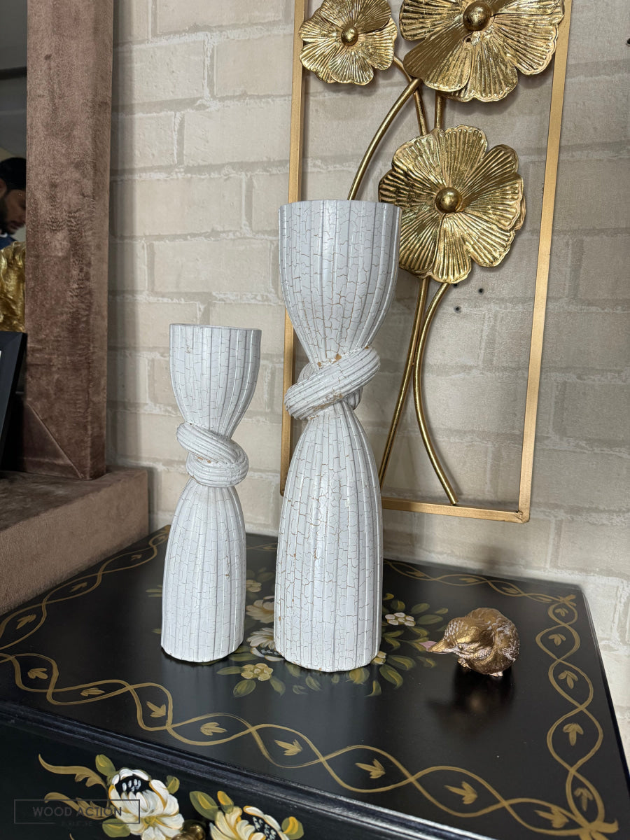 Table Decor White Cylinder