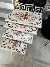 White Elegance Nesting Table Set Of 4